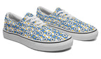 Blue Daisy Stripe