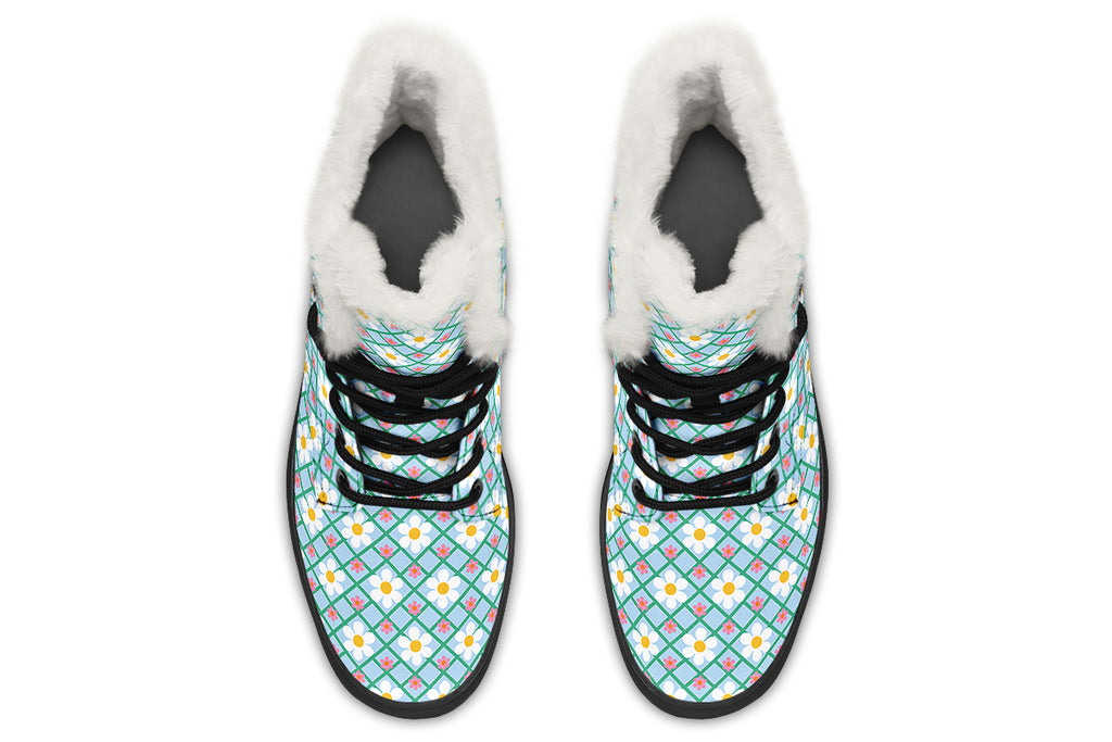 Blue Daisy Lattice