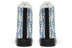 Blue Daisy Stripe