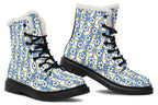 Blue Daisy Stripe
