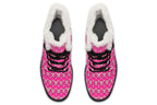 Cream Bows On Hot Pink
