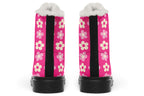 Cream Flowers On Hot Pink