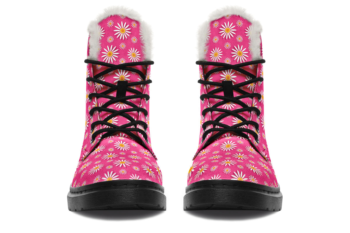 Daisies On Hot Pink