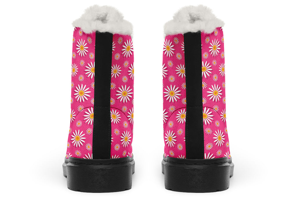 Daisies On Hot Pink
