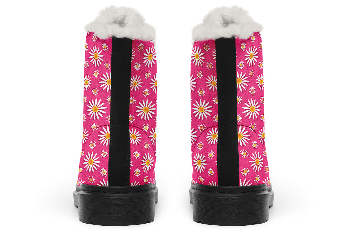 Daisies On Hot Pink