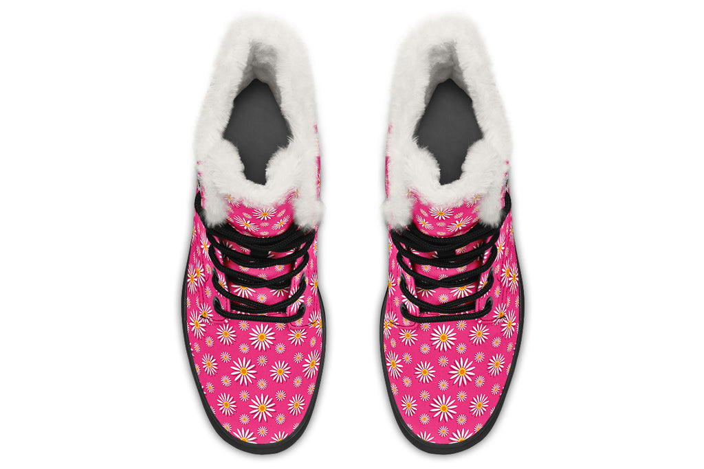 Daisies On Hot Pink