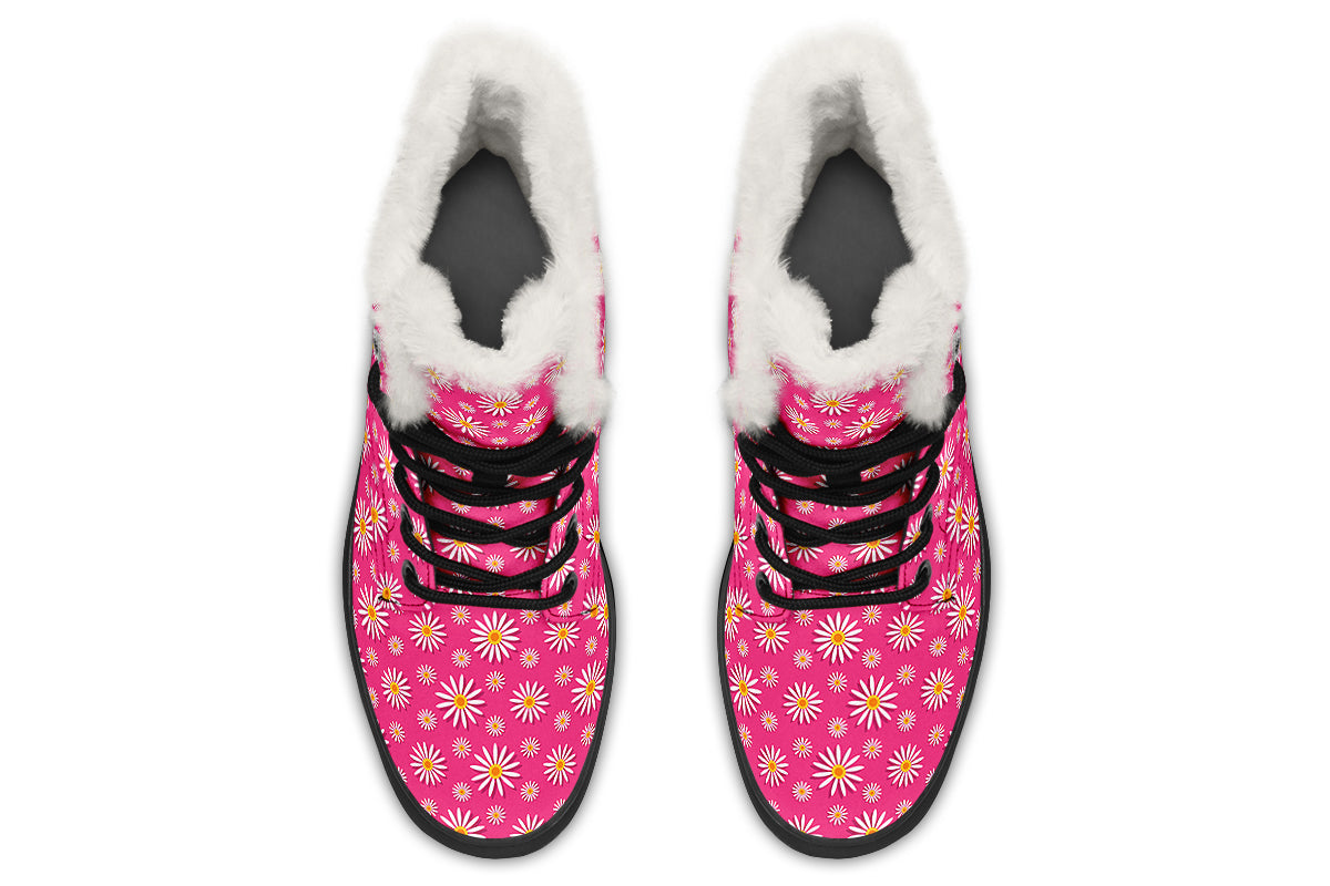 Daisies On Hot Pink