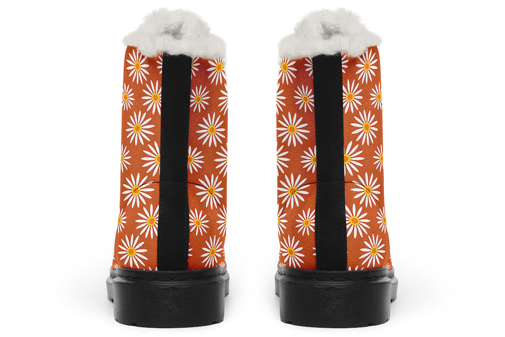 Daisies On Orange