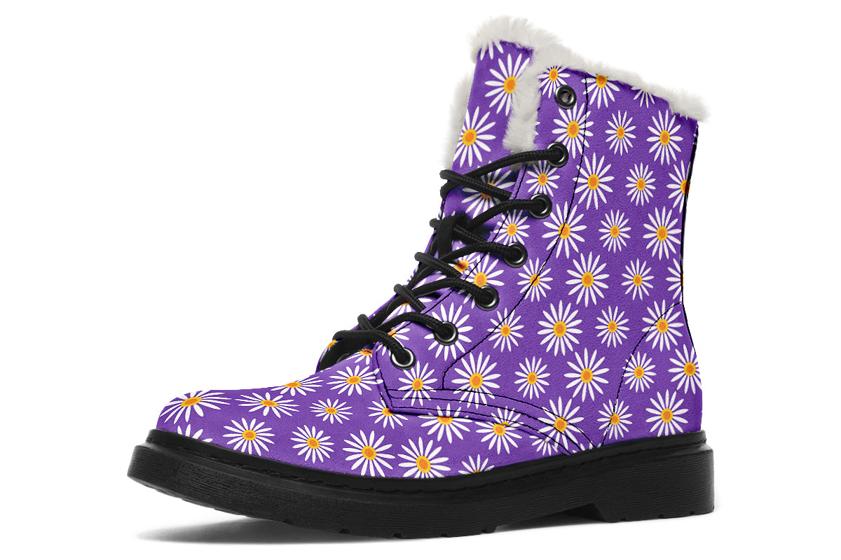 Daisies On Purple