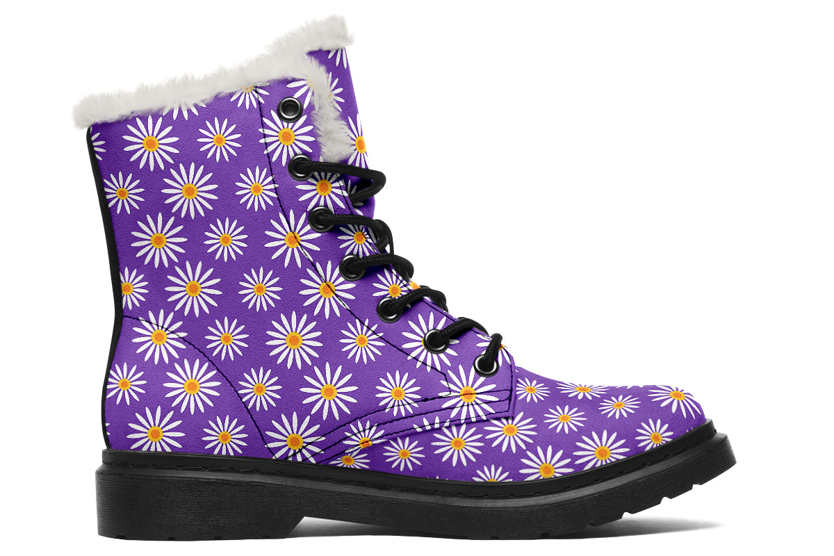 Daisies On Purple
