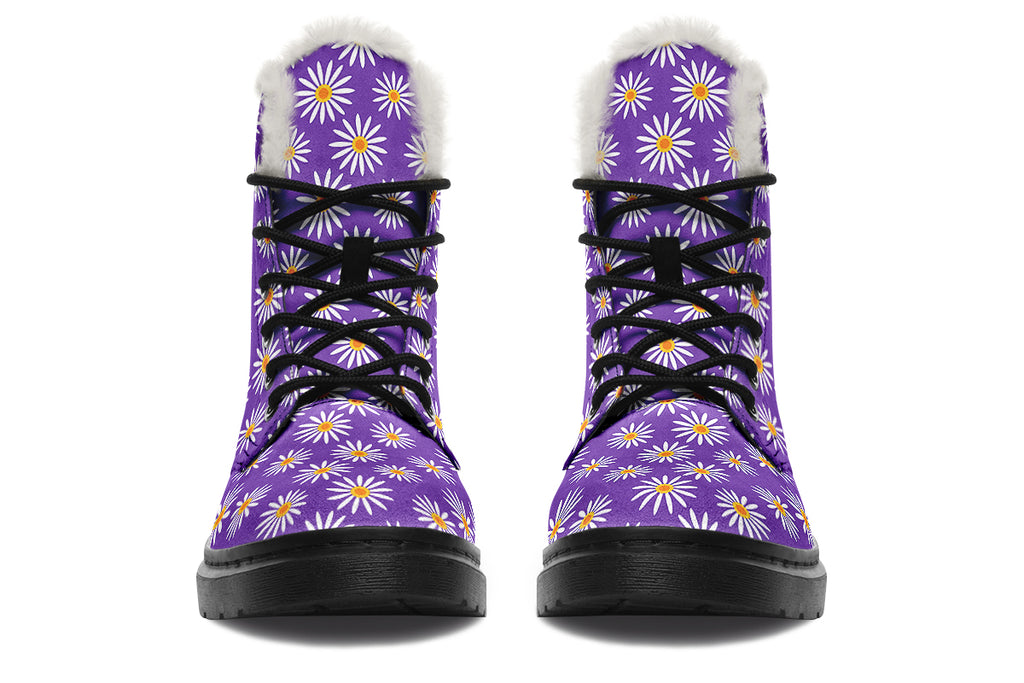 Daisies On Purple