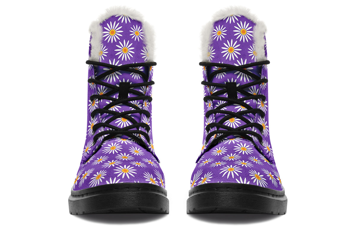 Daisies On Purple