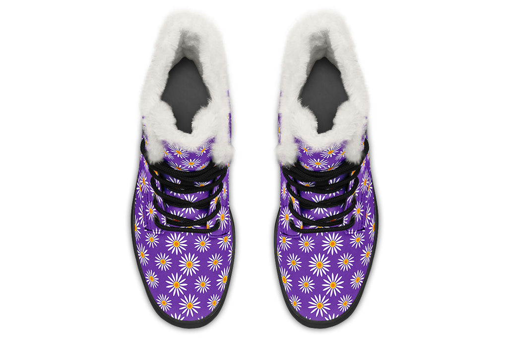 Daisies On Purple