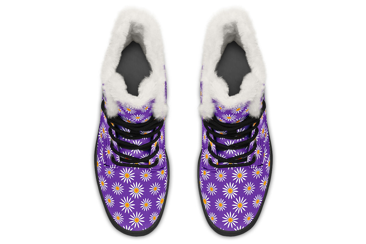 Daisies On Purple
