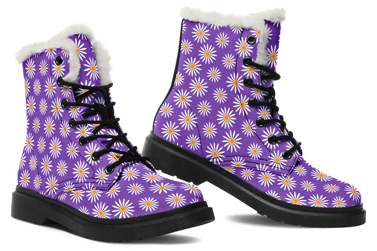 Daisies On Purple