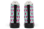 Hot Pink Bows On Mint
