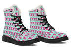 Hot Pink Bows On Mint