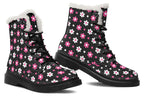 Pink And Black Flowers