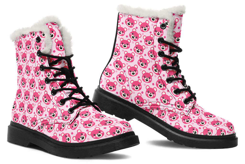 Pink Bear Faces