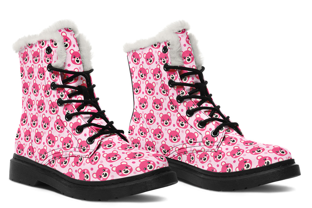 Pink Bear Faces