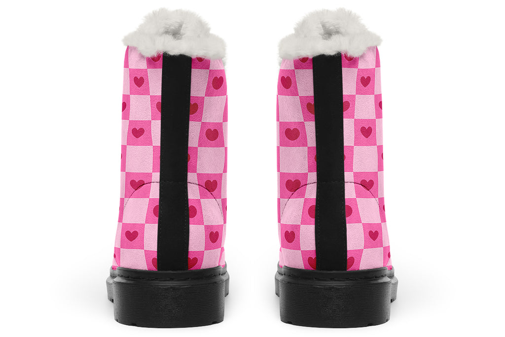 Pink Heart Check