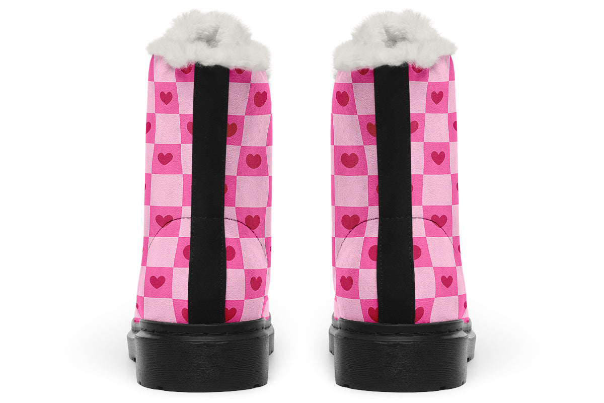 Pink Heart Check