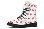 Ribbon Red on White