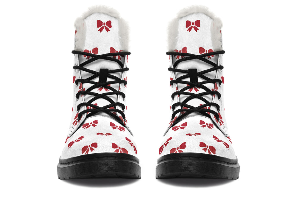 Ribbon Red on White