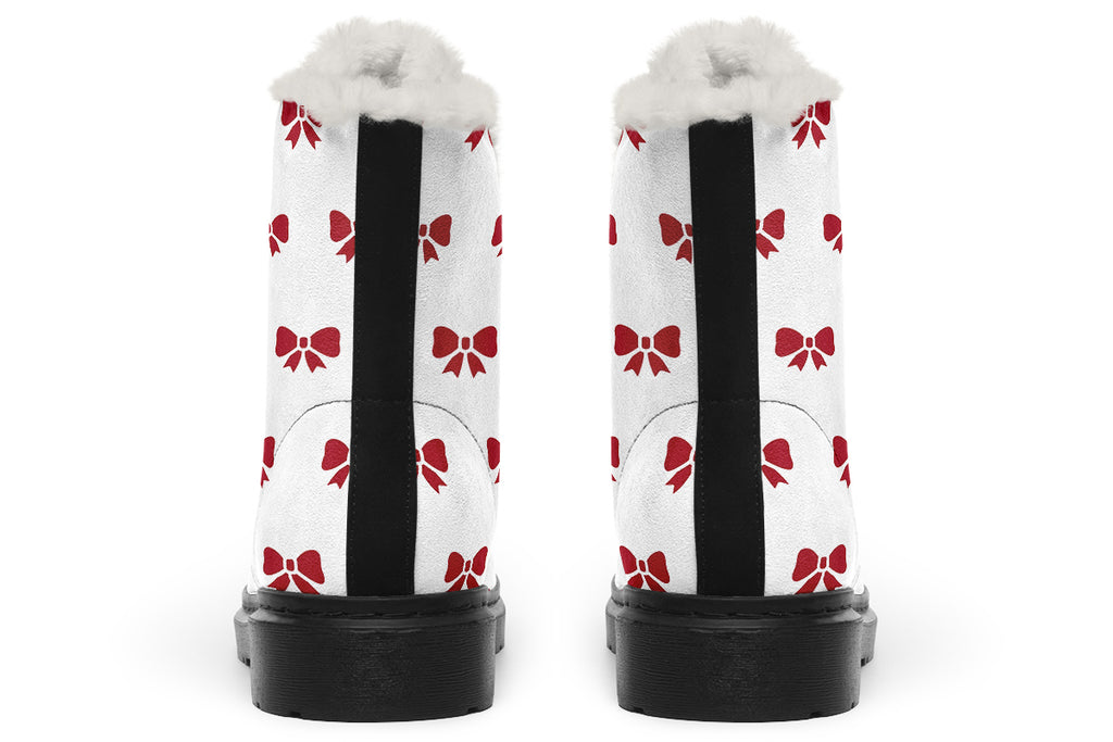 Ribbon Red on White