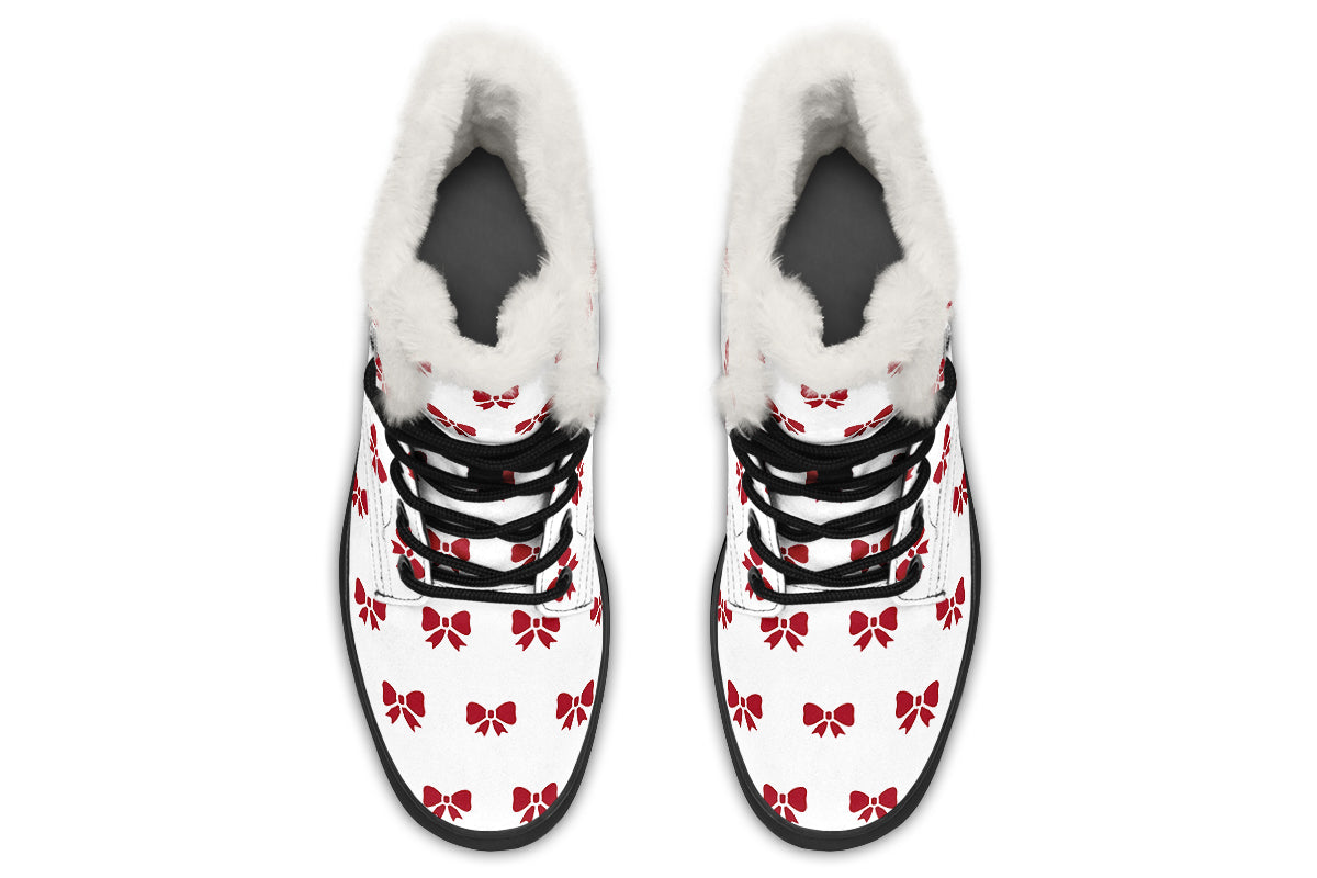 Ribbon Red on White