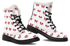 Ribbon Red on White