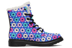 Royal Blue Retro Daisies
