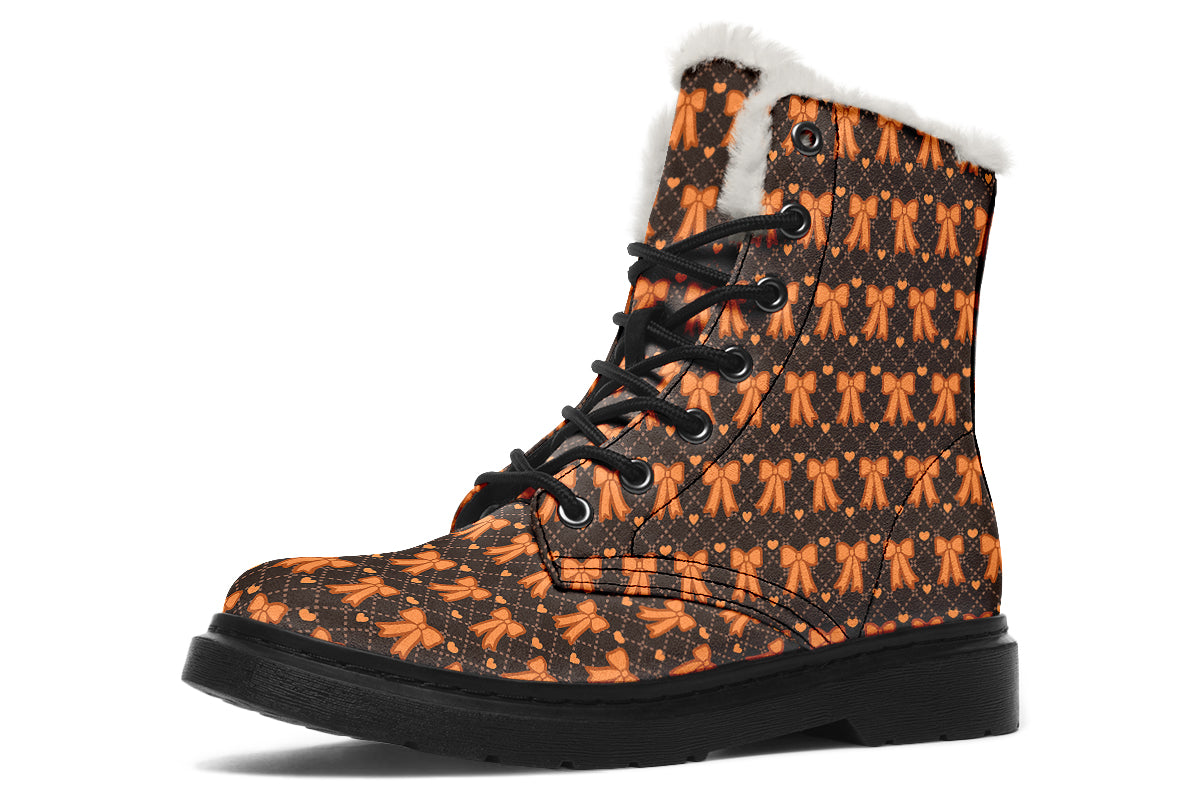 Tangerine Bows On Cocoa