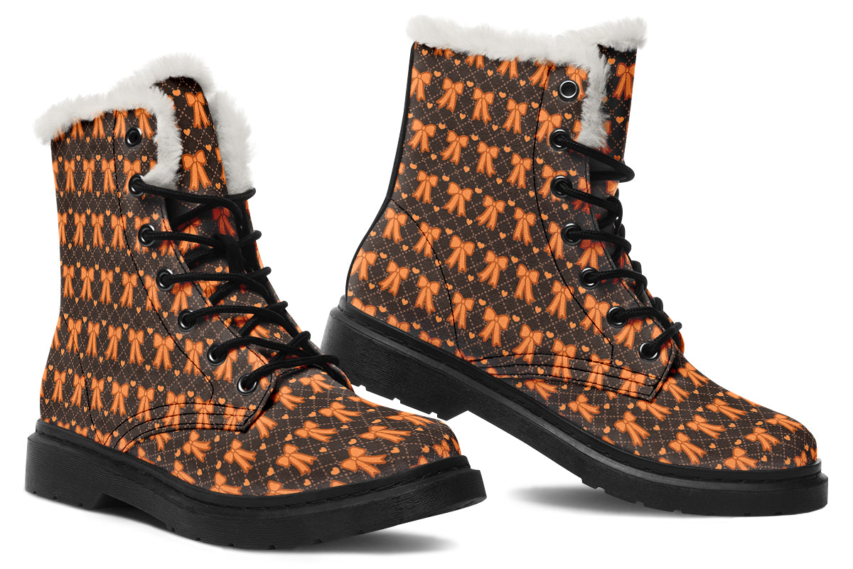 Tangerine Bows On Cocoa
