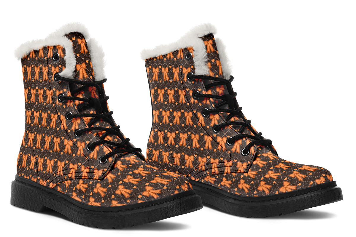 Tangerine Bows On Cocoa
