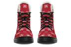 White Bows On Red