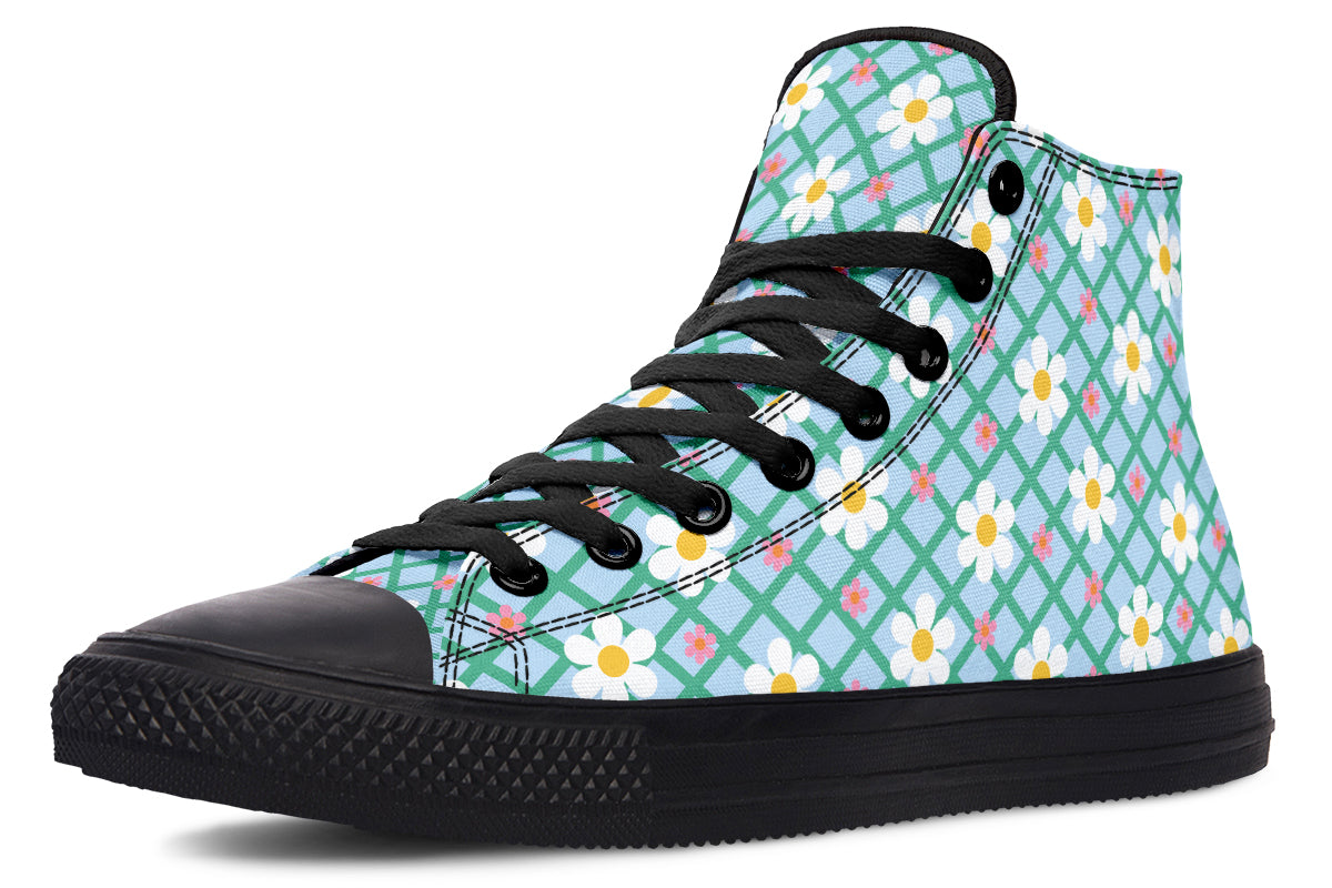 Blue Daisy Lattice