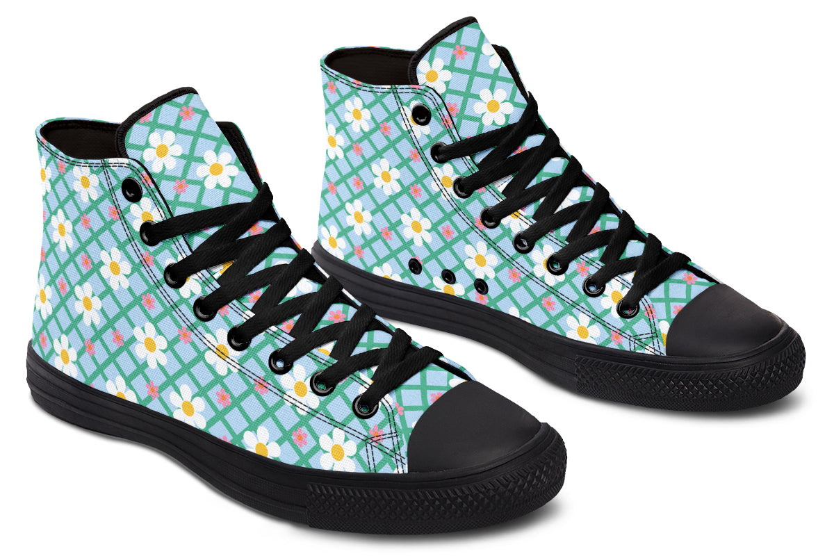 Blue Daisy Lattice