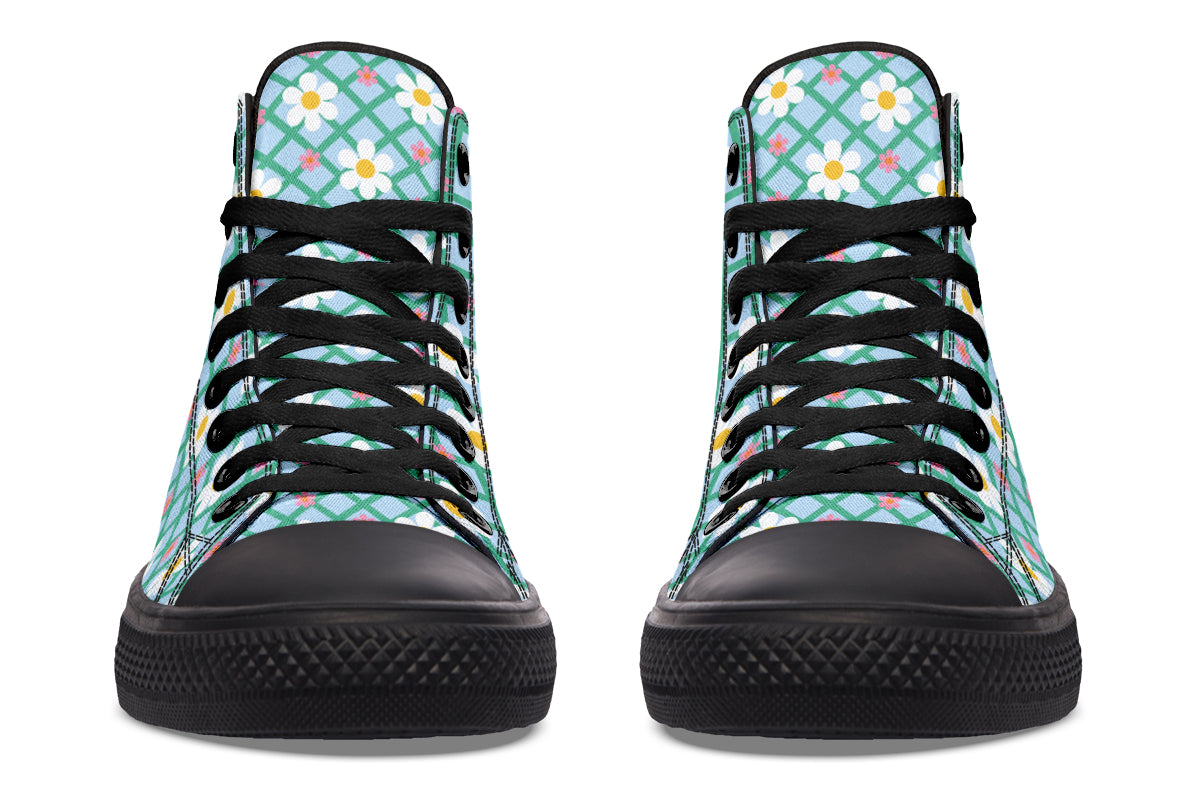 Blue Daisy Lattice