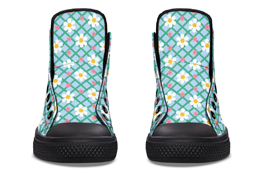 Blue Daisy Lattice