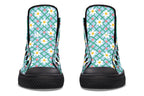 Blue Daisy Lattice