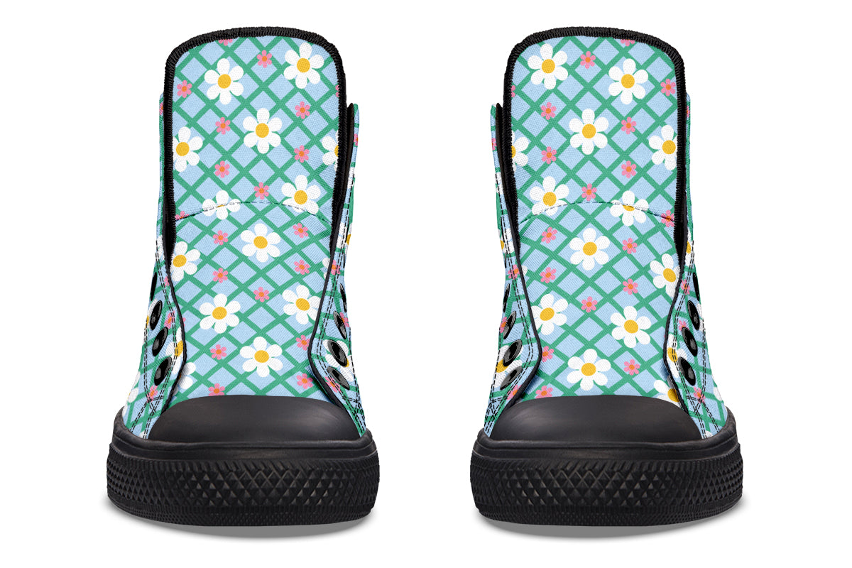 Blue Daisy Lattice