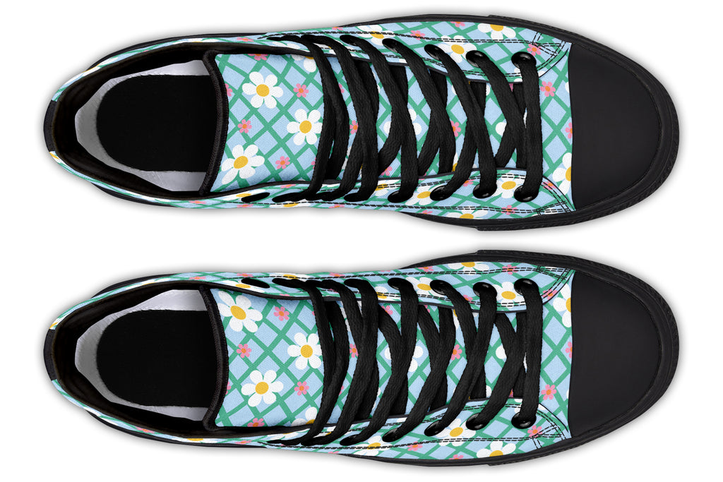 Blue Daisy Lattice