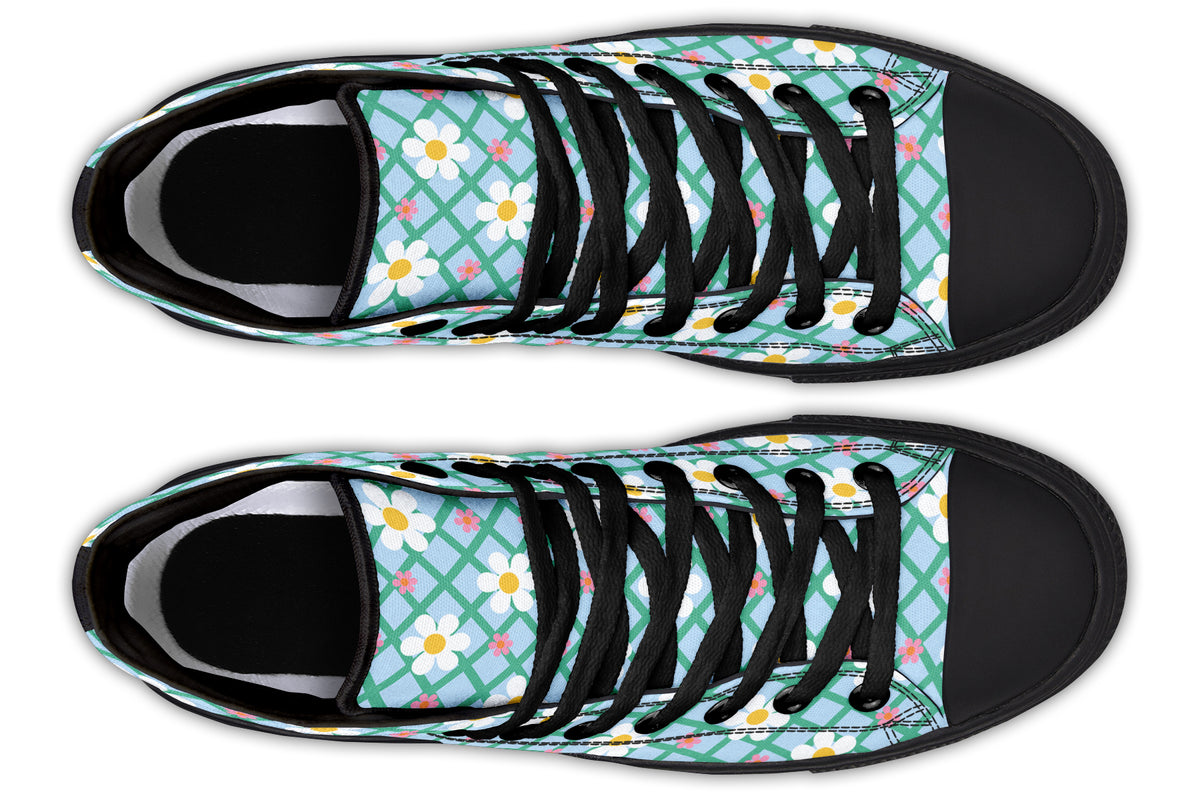 Blue Daisy Lattice
