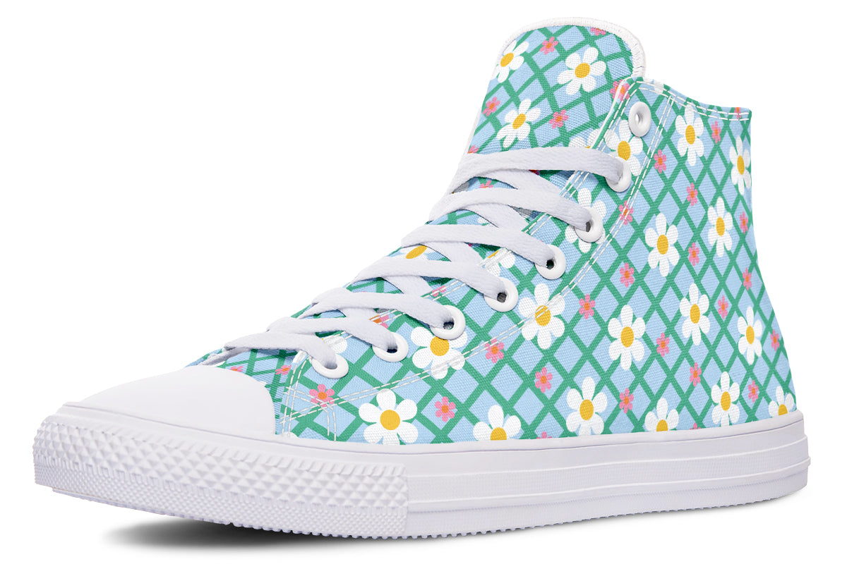 Blue Daisy Lattice