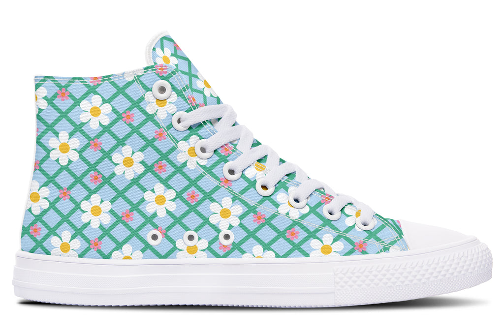 Blue Daisy Lattice