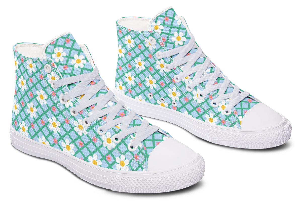 Blue Daisy Lattice