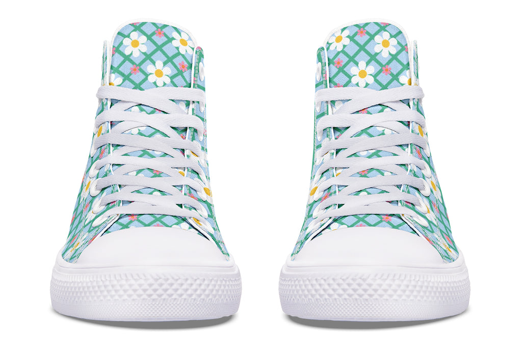 Blue Daisy Lattice