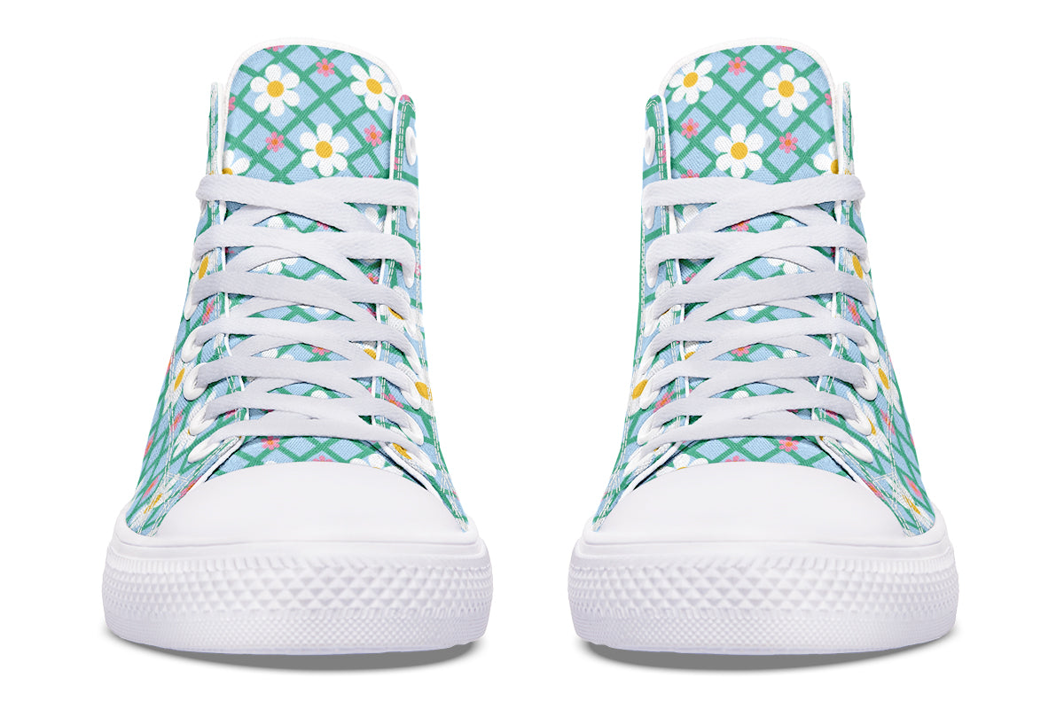 Blue Daisy Lattice