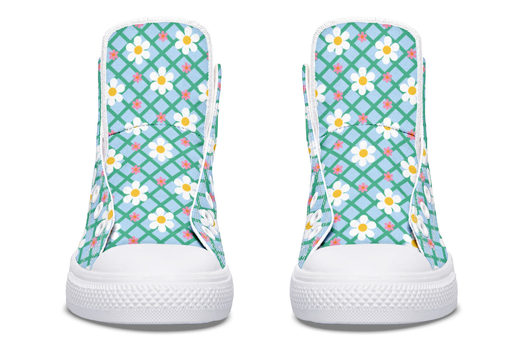 Blue Daisy Lattice